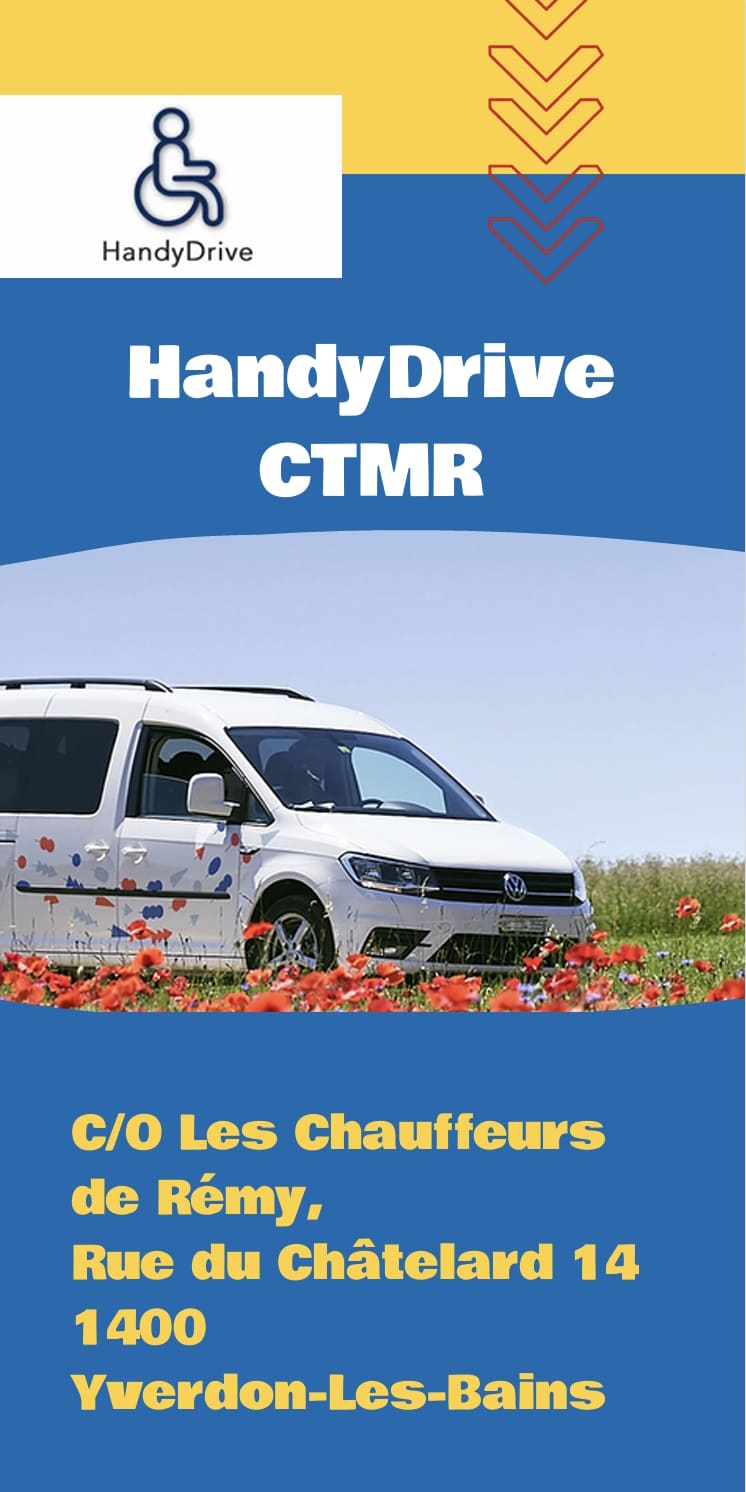 HandyDrive, service de transport adapté, Yverdon-les-Bains.